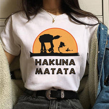 Load image into Gallery viewer, The Lion King Hakuna Matata t shirt harajuku women ulzzang tshirt 90s Summer print top tee t-shirt funny Casual female Homme