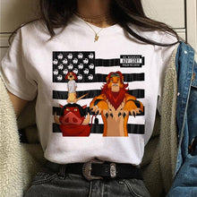 Load image into Gallery viewer, The Lion King Hakuna Matata t shirt harajuku women ulzzang tshirt 90s Summer print top tee t-shirt funny Casual female Homme