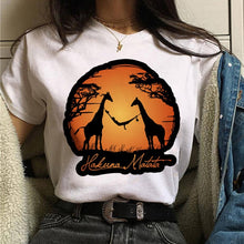 Load image into Gallery viewer, The Lion King Hakuna Matata t shirt harajuku women ulzzang tshirt 90s Summer print top tee t-shirt funny Casual female Homme