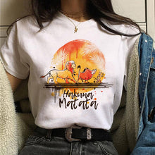 Load image into Gallery viewer, The Lion King Hakuna Matata t shirt harajuku women ulzzang tshirt 90s Summer print top tee t-shirt funny Casual female Homme