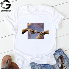 Load image into Gallery viewer, 2019 Tees Women T Shirt Print Letter T-shirt Casual White Black Pink Short Sleeve Cotton Tops Summer Brand clothing