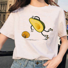 Load image into Gallery viewer, Fashion avocado tshirt women clothes new harajuku grunge femme tee shirt kawaii 90s Graphic t shirt funny vegan female t-shirt