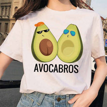 Load image into Gallery viewer, Fashion avocado tshirt women clothes new harajuku grunge femme tee shirt kawaii 90s Graphic t shirt funny vegan female t-shirt