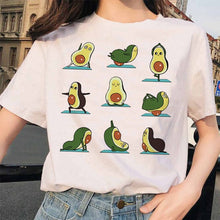 Load image into Gallery viewer, Fashion avocado tshirt women clothes new harajuku grunge femme tee shirt kawaii 90s Graphic t shirt funny vegan female t-shirt