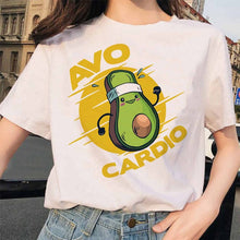 Load image into Gallery viewer, Fashion avocado tshirt women clothes new harajuku grunge femme tee shirt kawaii 90s Graphic t shirt funny vegan female t-shirt