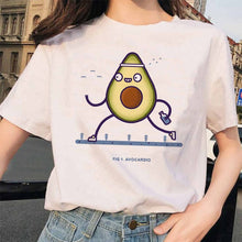 Load image into Gallery viewer, Fashion avocado tshirt women clothes new harajuku grunge femme tee shirt kawaii 90s Graphic t shirt funny vegan female t-shirt