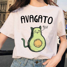 Load image into Gallery viewer, Fashion avocado tshirt women clothes new harajuku grunge femme tee shirt kawaii 90s Graphic t shirt funny vegan female t-shirt