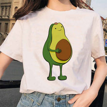 Load image into Gallery viewer, Fashion avocado tshirt women clothes new harajuku grunge femme tee shirt kawaii 90s Graphic t shirt funny vegan female t-shirt