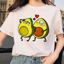 Load image into Gallery viewer, Fashion avocado tshirt women clothes new harajuku grunge femme tee shirt kawaii 90s Graphic t shirt funny vegan female t-shirt