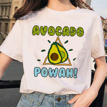 Load image into Gallery viewer, Fashion avocado tshirt women clothes new harajuku grunge femme tee shirt kawaii 90s Graphic t shirt funny vegan female t-shirt